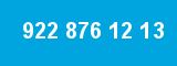 922 876 12 13 922 876 12 13